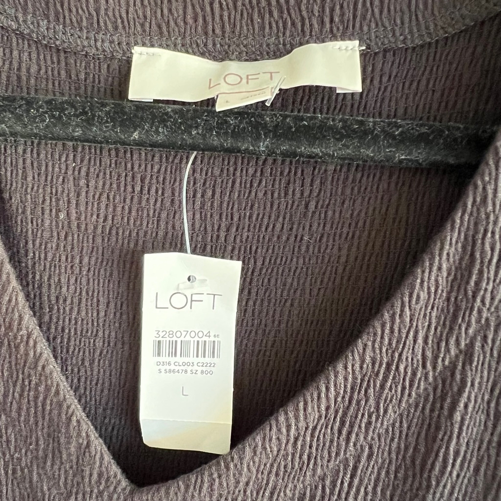 NWT Loft Dress L Black - Picture 5 of 8